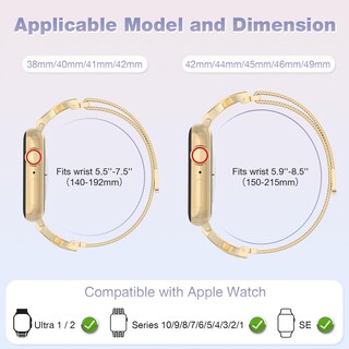 Foto 7 | Foto 7 | Correa Brg Acero Inoxidable para Apple Watch - Venta Internacional