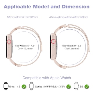 Foto 7 | Foto 7 | Correa Brg para Apple Watch de 41 mm-Venta Internacional