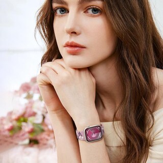 Foto 7 | Foto 7 | Correa de Reloj Witzon Floral Silicone para Apple 41 mm 40 mm 38 mm - Venta Internacional