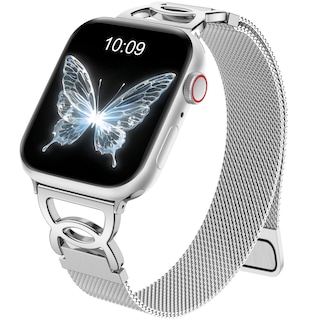 Foto 1 | Foto 1 | Correa De Reloj Adorve Slim Milanese De Acero Inoxidable Para Apple 38-49 Mm - Venta Internacional.