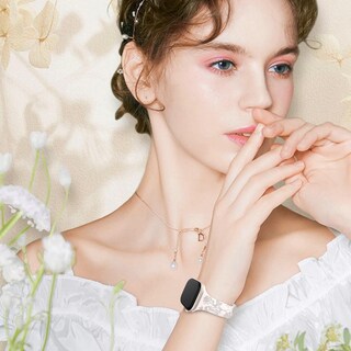 Foto 5 | Foto 5 | Correa De Reloj Amsky Slim De Silicona Grabada Con Estampado Floral, Paquete De 6 Unidades, 40-49 Mm - Venta Internacional.