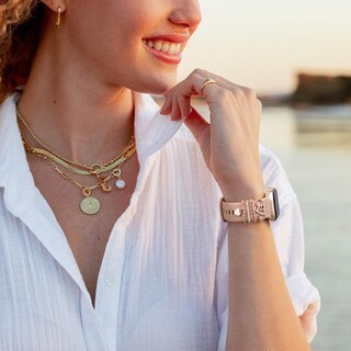 Foto 2 | Foto 2 | Correa Daqin Grabada con Dijes para Apple 40 Mm - Venta Internacional