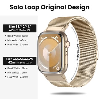 Foto 4 | Foto 4 | Correa Wanliss Metal Milanese Loop para Apple Watch - Venta Internacional