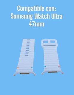 Foto 6 | Foto 6 | Correa de Silicón Teknet para Samsung Galaxy Watch Ultra 47mm