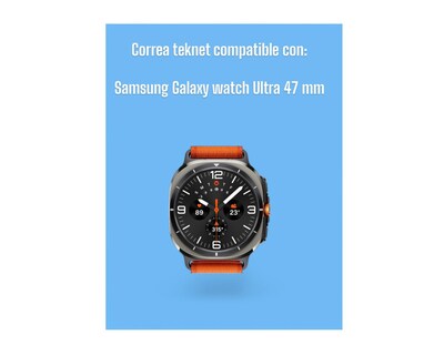 Foto 5 | Foto 5 | Correa de Silicón Teknet para Samsung Galaxy Watch Ultra 47mm Sport