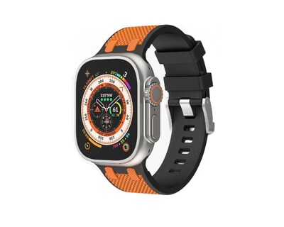Foto 2 | Foto 2 | Correa Teknet Anaranjado para Apple Watch Ultra 8 7 6 5 4 3 2 1