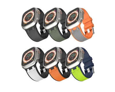 Foto 3 | Foto 3 | Correa Teknet Anaranjado para Apple Watch Ultra 8 7 6 5 4 3 2 1