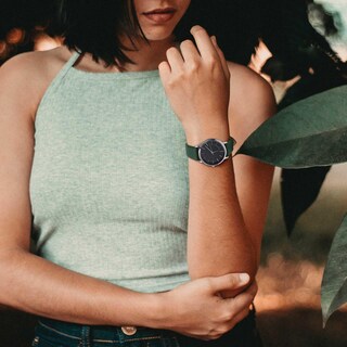 Foto 5 | Foto 5 | Correa De Reloj Wocci, Elegante, Piel Auténtica, 10 Mm De Ancho De Asa - Venta Internacional.