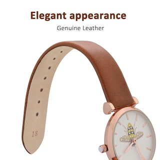 Foto 3 | Foto 3 | Correa De Reloj Wocci, Elegante, Piel Auténtica, 14 Mm De Ancho De Asa - Venta Internacional.