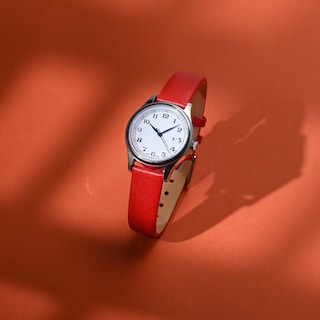 Foto 2 | Foto 2 | Correa De Reloj Wocci Elegante De Piel Auténtica De 12 Mm De Ancho, Color Rojo - Venta Internacional.