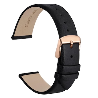 Foto 1 | Foto 1 | Correa De Reloj Wocci Elegante De Piel Auténtica De 20 Mm Con Hebilla De Oro Rosa - Venta Internacional.