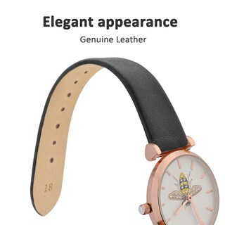 Foto 3 | Foto 3 | Correa De Reloj Wocci Elegante De Piel Auténtica De 20 Mm Con Hebilla De Oro Rosa - Venta Internacional.