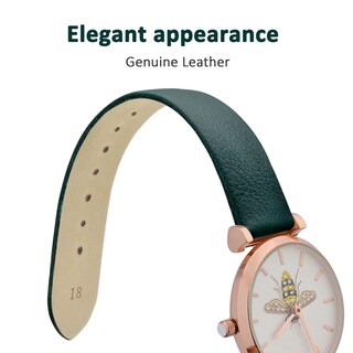 Foto 3 | Foto 3 | Correa De Reloj Wocci, Elegante, Piel Auténtica, 18 Mm De Ancho De Asa - Venta Internacional.
