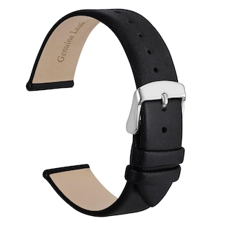 Foto 1 | Foto 1 | Correa De Reloj Wocci, Elegante, Piel Auténtica, 8 Mm De Ancho De Asa, Negra - Venta Internacional.