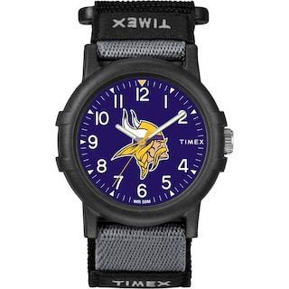 Foto 1 | Foto 1 | Correa De Tela Watch Timex Nfl Recruit De 38 Mm Para Minnesota Vikings - Venta Internacional.