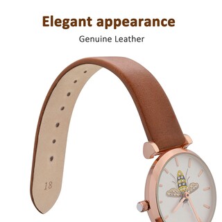Foto 3 | Foto 3 | Correa De Reloj Wocci, Elegante, Piel Auténtica, 8 Mm De Ancho De Asa - Venta Internacional.