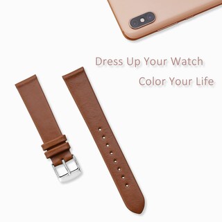 Foto 7 | Foto 7 | Correa De Reloj Wocci, Elegante, Piel Auténtica, 8 Mm De Ancho De Asa - Venta Internacional.