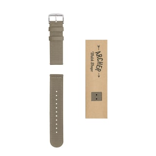 Foto 7 | Foto 7 | Pulseras De Reloj Archer Premium De Nailon De Liberación Rápida, 18 Mm, Color Caqui - Venta Internacional.