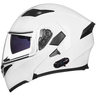 Foto 1 | Foto 1 | Casco De Moto Ilm 902bt Pro Bluetooth Modular Blanco M - Venta Internacional.