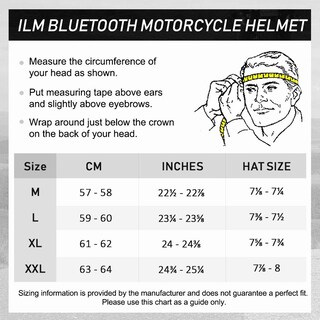 Foto 6 | Foto 6 | Casco De Moto Ilm 902bt, Bluetooth, Modular, Plegable, Dot - Venta Internacional.