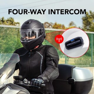 Foto 2 | Foto 2 | Casco De Moto Sena Outrush R Bluetooth Modular Blanco Xl - Venta Internacional.