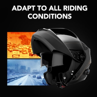 Foto 4 | Foto 4 | Casco De Moto Sena Outrush R Bluetooth Modular Blanco Xl - Venta Internacional.