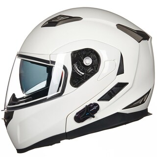 Foto 1 | Foto 1 | Casco De Moto Ilm 953 Bluetooth Integrado Modular Blanco L - Venta Internacional.