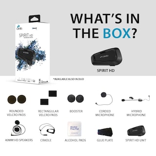Foto 2 | Foto 2 | Auriculares De Comunicación Bluetooth Para Motocicleta Cardo Spirit Hd - Venta Internacional.