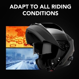Foto 4 | Foto 4 | Casco De Moto Sena Outrush R Bluetooth Modular Blanco S - Venta Internacional.