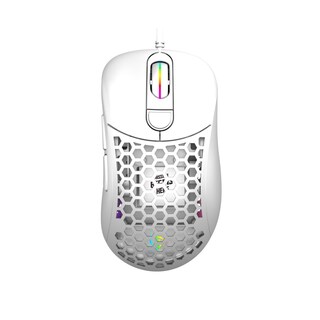 Foto 1 | Foto 1 | Mouse Gamer Vsg Aquila Air Óptico Alámbrico Rgb Blanco Mate