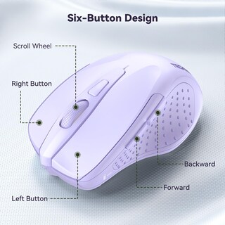 Foto 6 | Foto 6 | Ratón Inalámbrico Tecknet M003 2.4g 4000 Dpi Con Batería De 24 Meses - Venta Internacional.