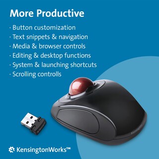 Foto 4 | Foto 4 | Trackball Inalámbrico Kensington K72352eu De 2,4 Ghz - Venta Internacional.