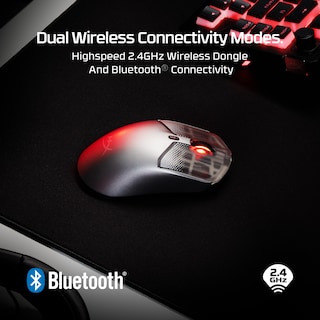 Foto 5 | Foto 5 | Ratón Inalámbrico Para Juegos Hp Hyperx Pulsefire Haste 2 S Silver - Venta Internacional.