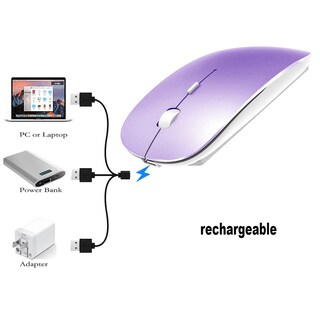Foto 5 | Foto 5 | Mouse Inalámbrico Klo Púrpura-Venta Internacional