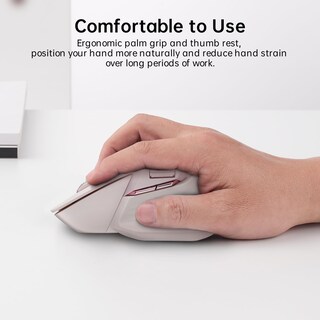 Foto 7 | Foto 7 | Ratón Inalámbrico Rapoo Mt760 Bluetooth 5.0 2.4ghz 4k Dpi Rosa - Venta Internacional.