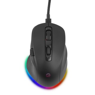 Foto 1 | Foto 1 | Mouse Getttech Inalámbrico 7 Botones Doble Rueda RGB Conexión 2.4g Bluetooth y USB DPI Ajustable
