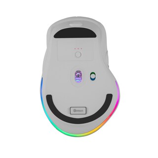 Foto 8 | Foto 8 | Mouse Getttech Inalámbrico 7 Botones Doble Rueda RGB Conexión 2.4g Bluetooth y USB DPIAjustable