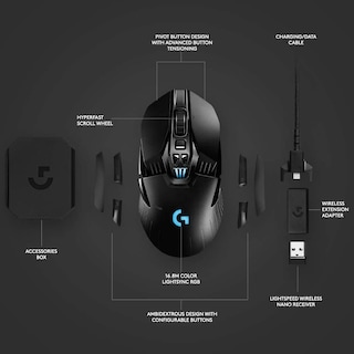 Foto 2 | Foto 2 | Reacondicionado Ratón Para Juegos Logitech G903 Hero 16k Con Sensor Inalámbrico Renovado - Venta Internacional.