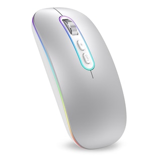 Foto 1 | Foto 1 | Ratón Bluetooth Inalámbrico Cimetech M01 Recargable Plateado - Venta Internacional.