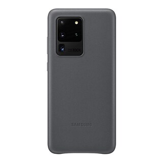 Foto 1 | Foto 1 | Funda para S20 Ultra Samsung Leather Cover Aluminio color Gris Material Piel