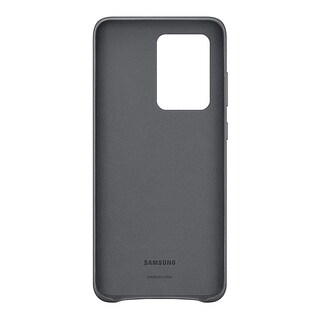 Foto 2 | Foto 2 | Funda para S20 Ultra Samsung Leather Cover Aluminio color Gris Material Piel