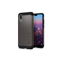 Funda Spigen Grado Militar Slim Armor color Gris para Huawei P20
