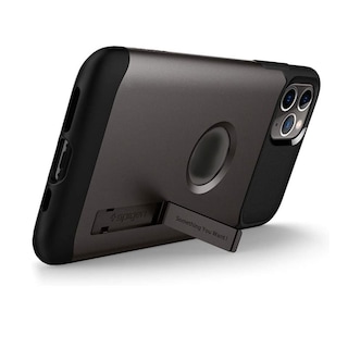 Foto 2 | Foto 2 | Funda Para iPhone 11 Pro Max Spigen Slim Armor Grado Militar Gris