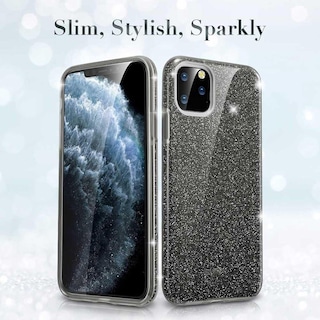 Foto 2 | Foto 2 | Funda Esr Glitter Brillos para iPhone 11 Pro color Negro