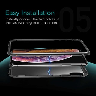 Foto 3 | Foto 3 | Funda Esr Magnética Delgada para iPhone Xs Max color Negro