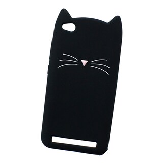Foto 1 | Foto 1 | Funda Triche Diseño Botarga de Gato Bigotes para Xiaomi Redmi 5a color Negro