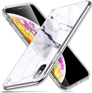 Foto 1 | Foto 1 | Funda Esr Mimic para iPhone X y Xs Cristal Mármol color Blanco