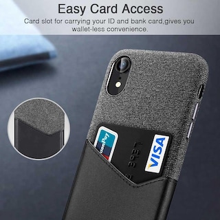 Foto 2 | Foto 2 | Funda Esr Metro Wallet para iPhone Xr color Negro con Cartera