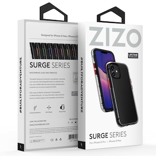 Foto 3 | Foto 3 | Funda Zizo Surge para iPhone 12 y 12 Pro Transparente