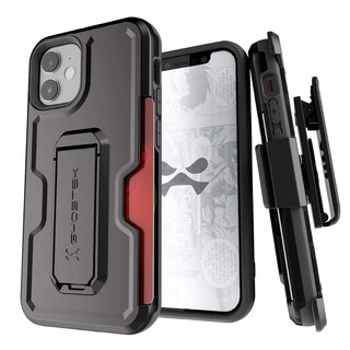 Foto 1 | Foto 1 | Funda Ghostek Iron Armor para iPhone 12 Mini Negra con Clip y Mica